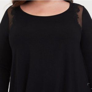 VEUC- Torrid SUPER SOFT BLACK LONG SLEEVE